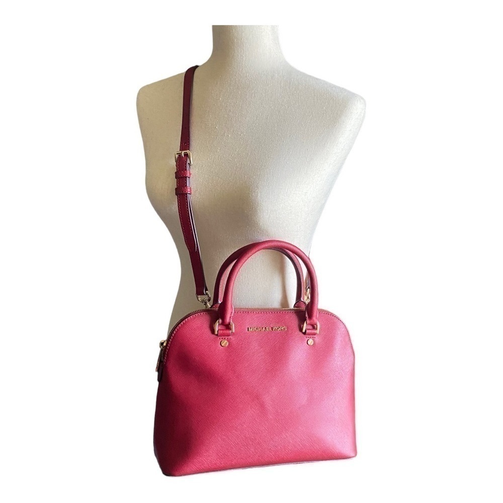 MICHAEL KORS-CINDY BAG MEDIUM DOME SATCHEL-30S5GCPS2L